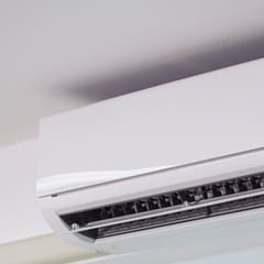 A wall-mounted split AC